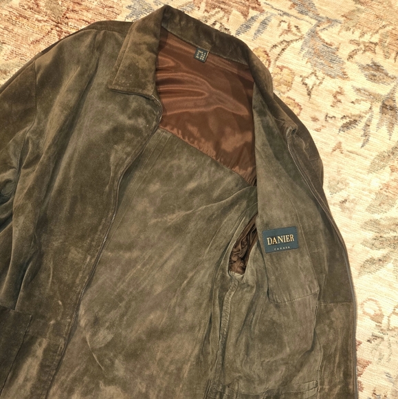 Danier Brown Suede Jacket - Picture 2 of 2